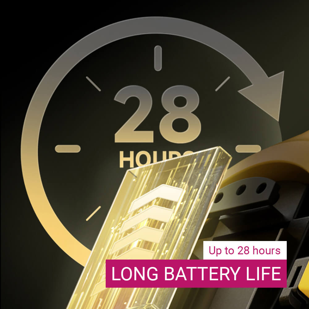 2.4Ghz Wireless Surround Sound Headset Microphone ANC RGB Long Battery Life