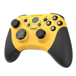 Yellow Bluetooth 5.0 Fighter Gamer Controller Dualshock Switch PC Phone